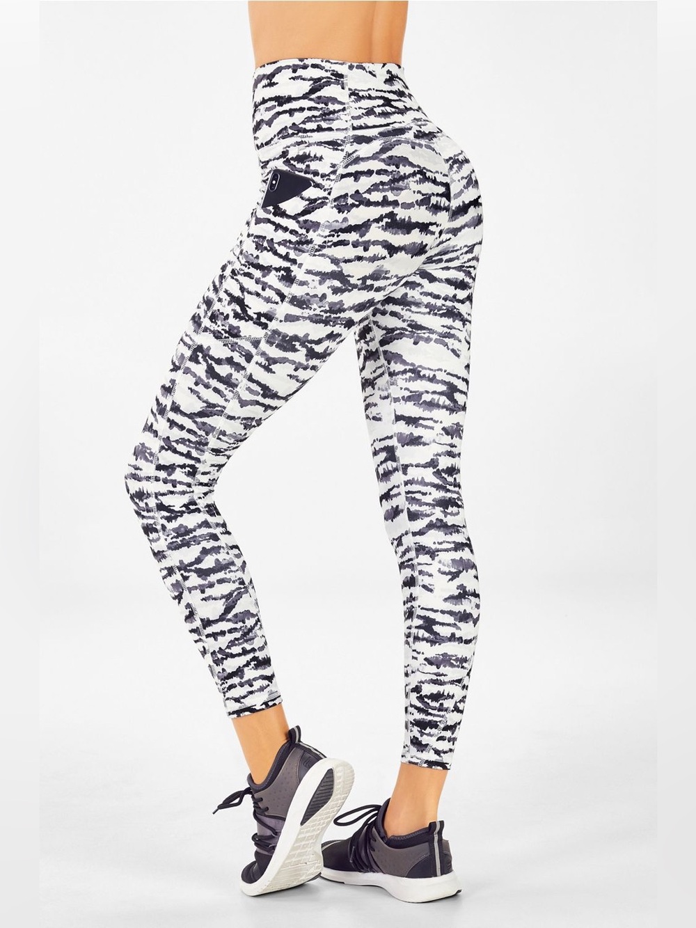 Fabletics Oasis PureLuxe High-Waisted 7/8 Leggings | Size L | Pockets